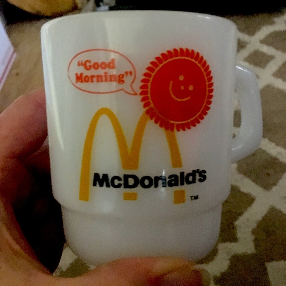 Fire King McDonalds Mug